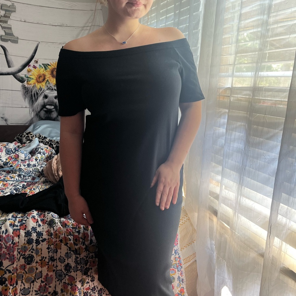 Black formal dress